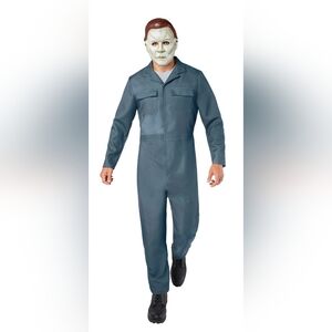 Halloween II Michael Myers 2 Piece Costume And Mask Mens Size Medium NWOT